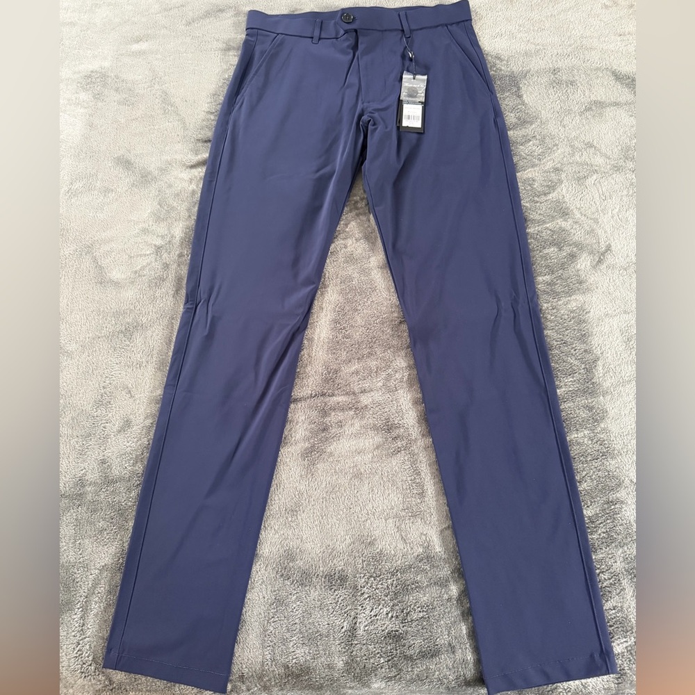 Greyson Golf Montauk Trouser Pants 30x32 Maltese Blue Navy